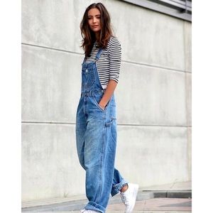 Vintage 90's Y2K Calvin Klein Blue Jeans Overalls Size Small